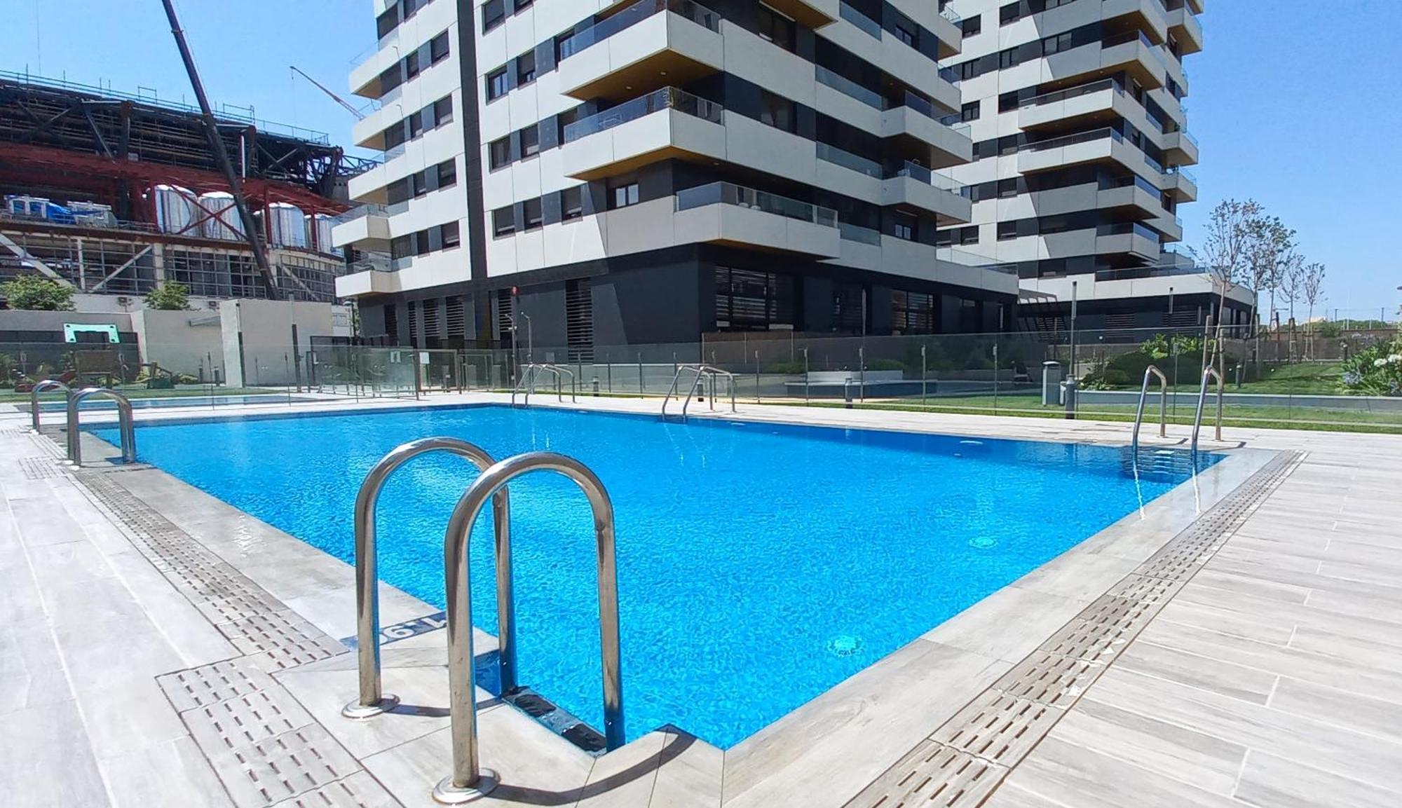 Espectacular Loft Piscina Y Terraza - Metro L10 - Las Ciencias - Ruzafa - Valencia Centro Buitenkant foto