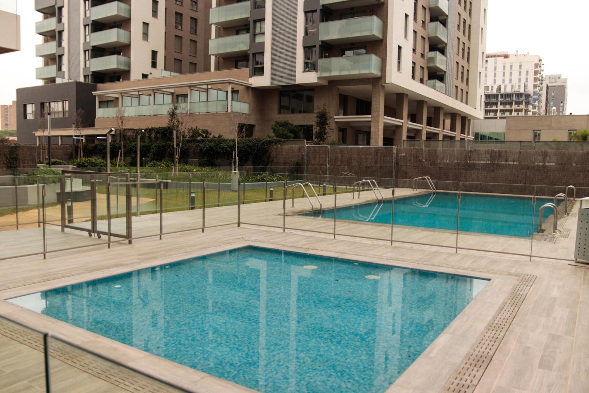 Espectacular Loft Piscina Y Terraza - Metro L10 - Las Ciencias - Ruzafa - Valencia Centro Buitenkant foto